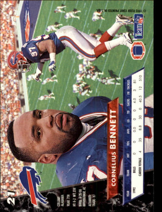 B2186- 1993 Ultra Football Card #s 1-250 +Rookies -You Pick- 15+ FREE US SHIP - Picture 41 of 475