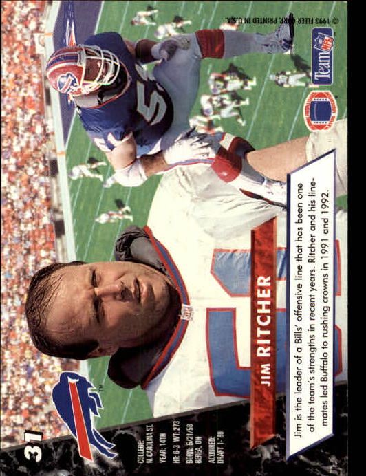 B2186- 1993 Ultra Football Card #s 1-250 +Rookies -You Pick- 15+ FREE US SHIP - Picture 59 of 475