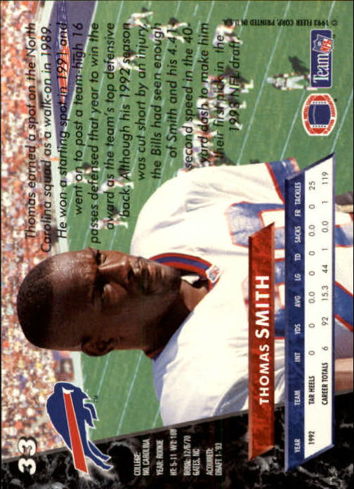 B2186- 1993 Ultra Football Card #s 1-250 +Rookies -You Pick- 15+ FREE US SHIP - Picture 63 of 475
