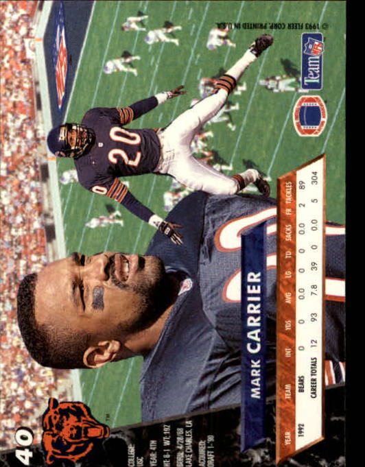 B2186- 1993 Ultra Football Card #s 1-250 +Rookies -You Pick- 15+ FREE US SHIP - Picture 75 of 475