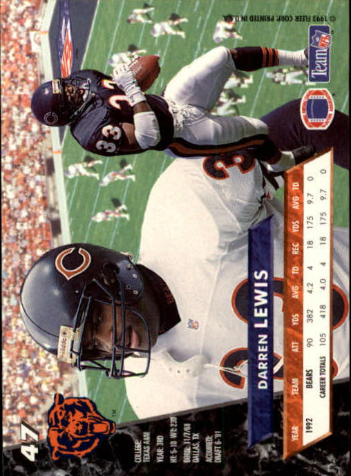 B2186- 1993 Ultra Football Card #s 1-250 +Rookies -You Pick- 15+ FREE US SHIP - Picture 91 of 475