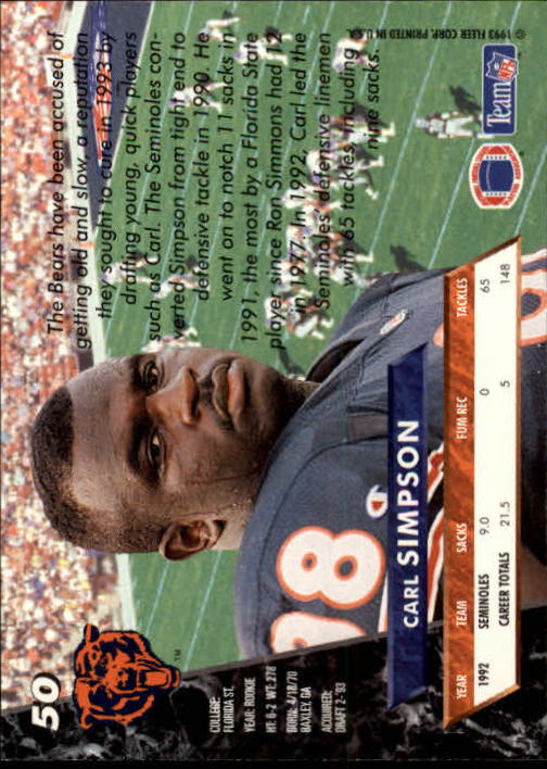 B2186- 1993 Ultra Football Card #s 1-250 +Rookies -You Pick- 15+ FREE US SHIP - Picture 97 of 475