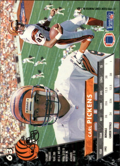B2186- 1993 Ultra Football Card #s 1-250 +Rookies -You Pick- 15+ FREE US SHIP - Picture 123 of 475