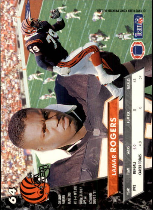 B2186- 1993 Ultra Football Card #s 1-250 +Rookies -You Pick- 15+ FREE US SHIP - Picture 125 of 475