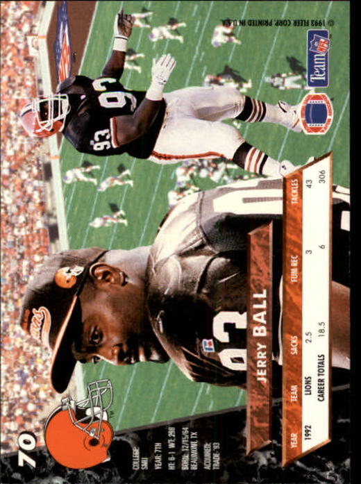 B2186- 1993 Ultra Football Card #s 1-250 +Rookies -You Pick- 15+ FREE US SHIP - Picture 137 of 475