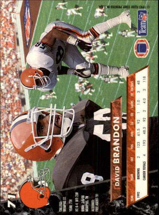 B2186- 1993 Ultra Football Card #s 1-250 +Rookies -You Pick- 15+ FREE US SHIP - Picture 139 of 475