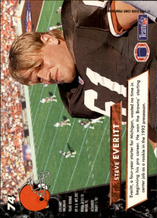 B2186- 1993 Ultra Football Card #s 1-250 +Rookies -You Pick- 15+ FREE US SHIP - Picture 145 of 475