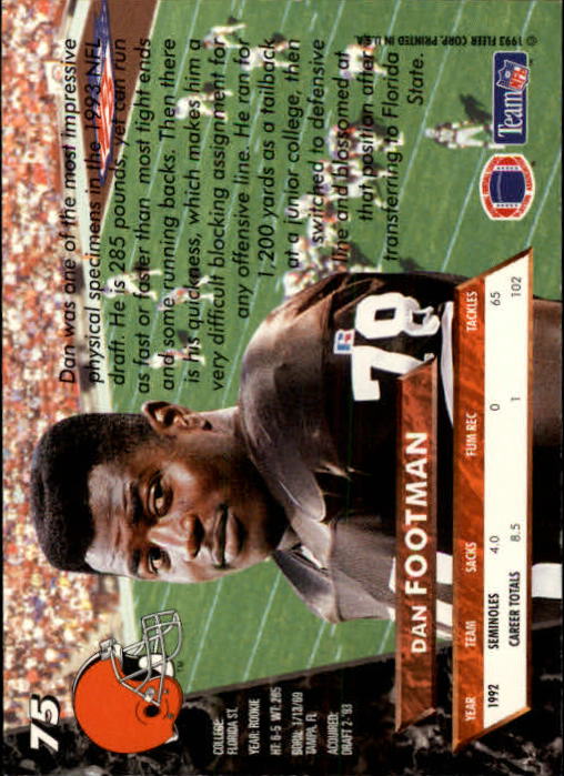 B2186- 1993 Ultra Football Card #s 1-250 +Rookies -You Pick- 15+ FREE US SHIP - Picture 147 of 475