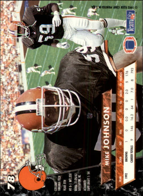 B2186- 1993 Ultra Football Card #s 1-250 +Rookies -You Pick- 15+ FREE US SHIP - Picture 153 of 475