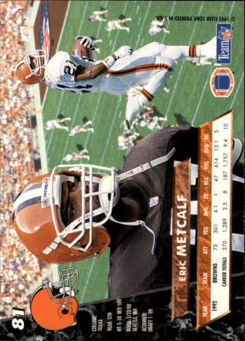 B2186- 1993 Ultra Football Card #s 1-250 +Rookies -You Pick- 15+ FREE US SHIP - Picture 159 of 475