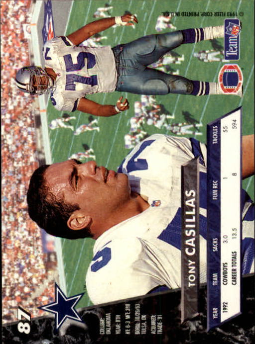 B2186- 1993 Ultra Football Card #s 1-250 +Rookies -You Pick- 15+ FREE US SHIP - Picture 171 of 475