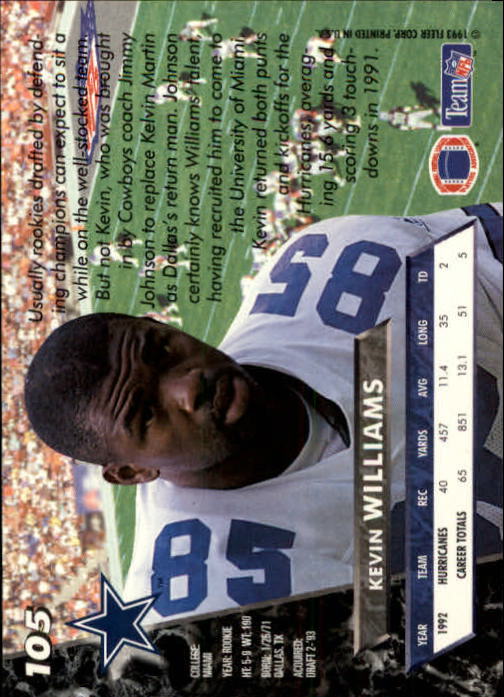 B2186- 1993 Ultra Football Card #s 1-250 +Rookies -You Pick- 15+ FREE US SHIP - Picture 201 of 475