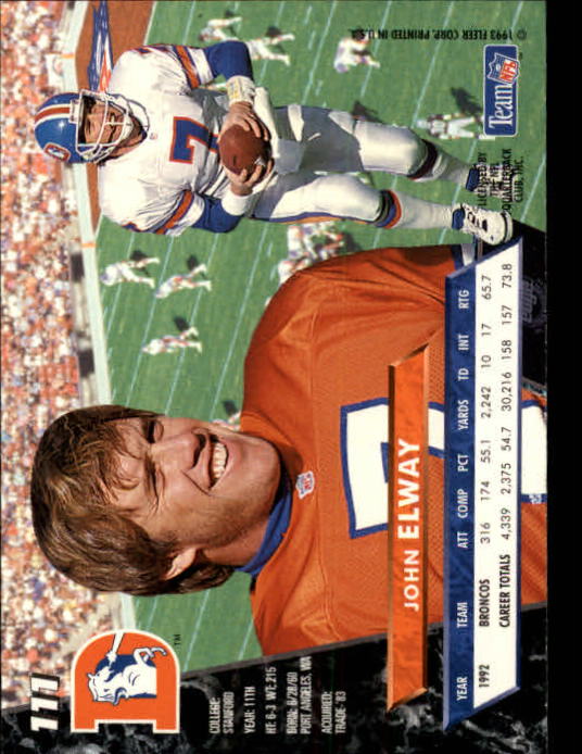 B2186- 1993 Ultra Football Card #s 1-250 +Rookies -You Pick- 15+ FREE US SHIP - Picture 211 of 475