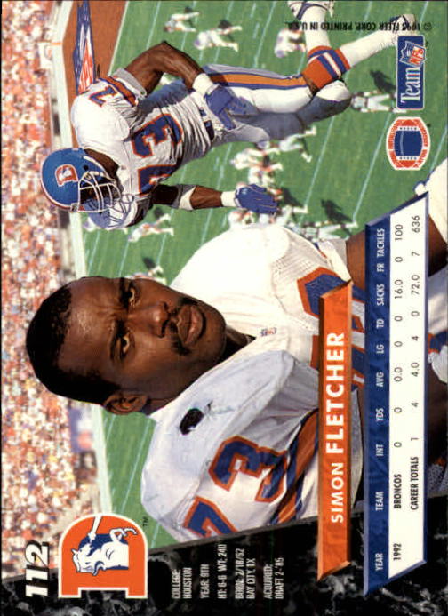 B2186- 1993 Ultra Football Card #s 1-250 +Rookies -You Pick- 15+ FREE US SHIP - Picture 213 of 475