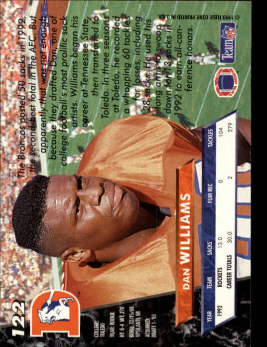 B2186- 1993 Ultra Football Card #s 1-250 +Rookies -You Pick- 15+ FREE US SHIP - Picture 233 of 475