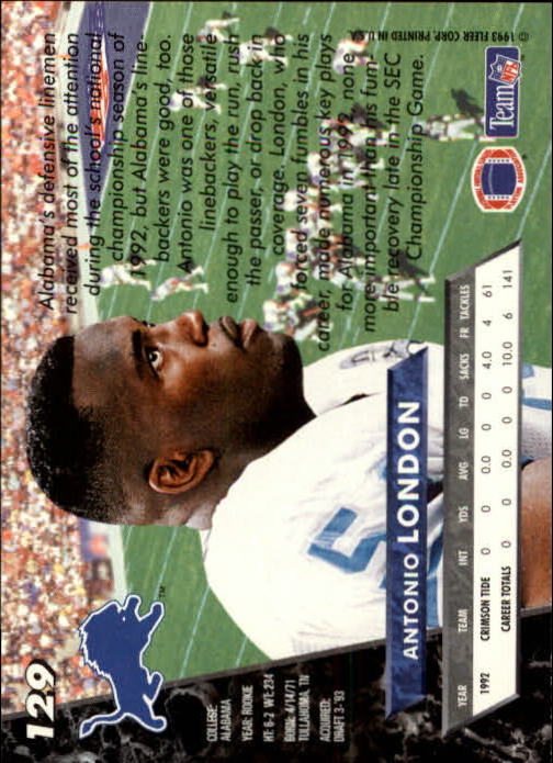 B2186- 1993 Ultra Football Card #s 1-250 +Rookies -You Pick- 15+ FREE US SHIP - Picture 245 of 475