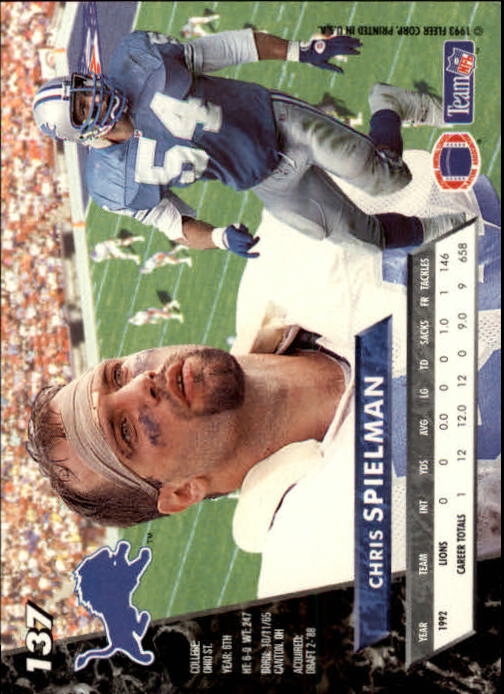 B2186- 1993 Ultra Football Card #s 1-250 +Rookies -You Pick- 15+ FREE US SHIP - Picture 261 of 475