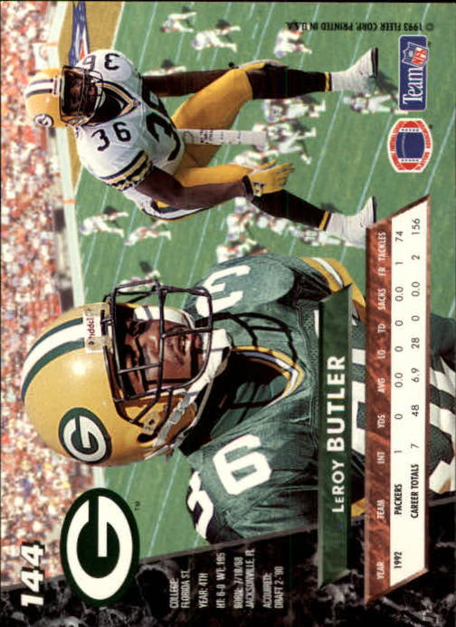 B2186- 1993 Ultra Football Card #s 1-250 +Rookies -You Pick- 15+ FREE US SHIP - Picture 275 of 475