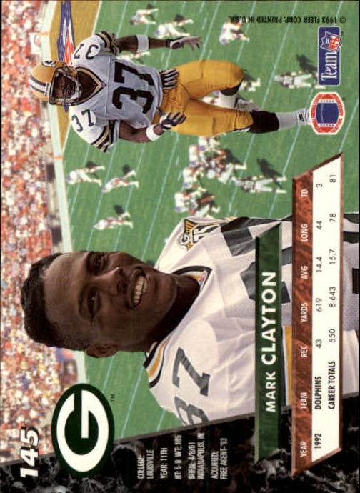 B2186- 1993 Ultra Football Card #s 1-250 +Rookies -You Pick- 15+ FREE US SHIP - Picture 277 of 475