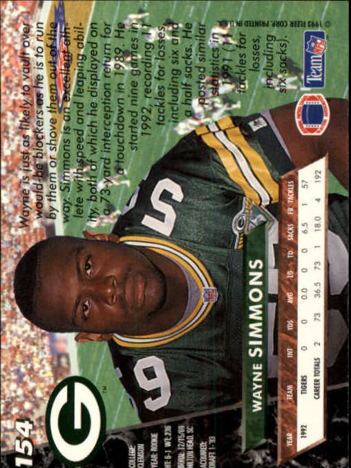 B2186- 1993 Ultra Football Card #s 1-250 +Rookies -You Pick- 15+ FREE US SHIP - Picture 295 of 475