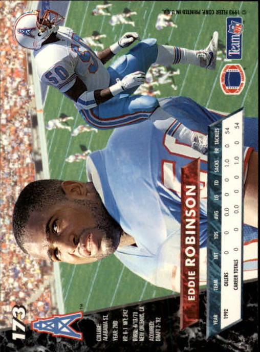 B2186- 1993 Ultra Football Card #s 1-250 +Rookies -You Pick- 15+ FREE US SHIP - Picture 329 of 475