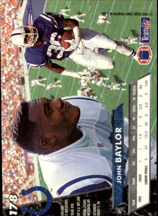 B2186- 1993 Ultra Football Card #s 1-250 +Rookies -You Pick- 15+ FREE US SHIP - Picture 339 of 475