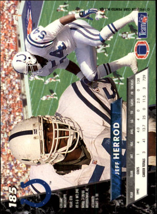 B2186- 1993 Ultra Football Card #s 1-250 +Rookies -You Pick- 15+ FREE US SHIP - Picture 353 of 475