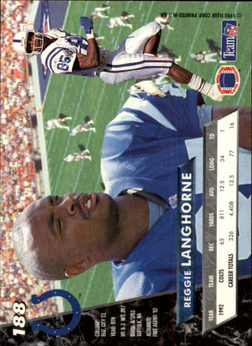 B2186- 1993 Ultra Football Card #s 1-250 +Rookies -You Pick- 15+ FREE US SHIP - Picture 359 of 475