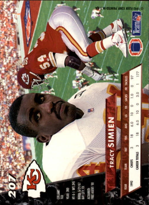 B2186- 1993 Ultra Football Card #s 1-250 +Rookies -You Pick- 15+ FREE US SHIP - Picture 391 of 475