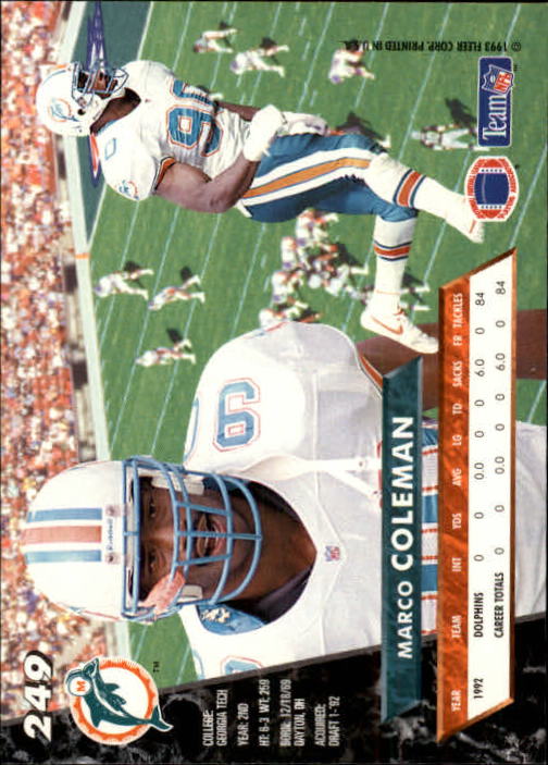 B2186- 1993 Ultra Football Card #s 1-250 +Rookies -You Pick- 15+ FREE US SHIP - Picture 475 of 475