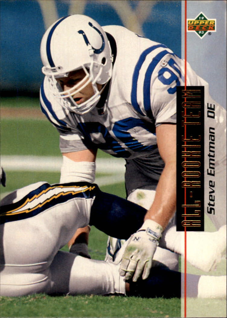 1993 Upper Deck Football "Main Set" Cards #1 to #250 Rookies and Veterans - Picture 84 of 499