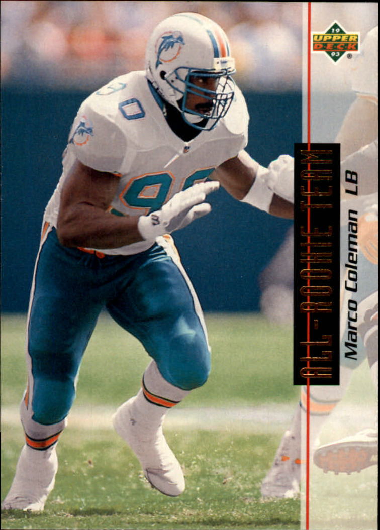 1993 Upper Deck Football "Main Set" Cards #1 to #250 Rookies and Veterans - Picture 88 of 499