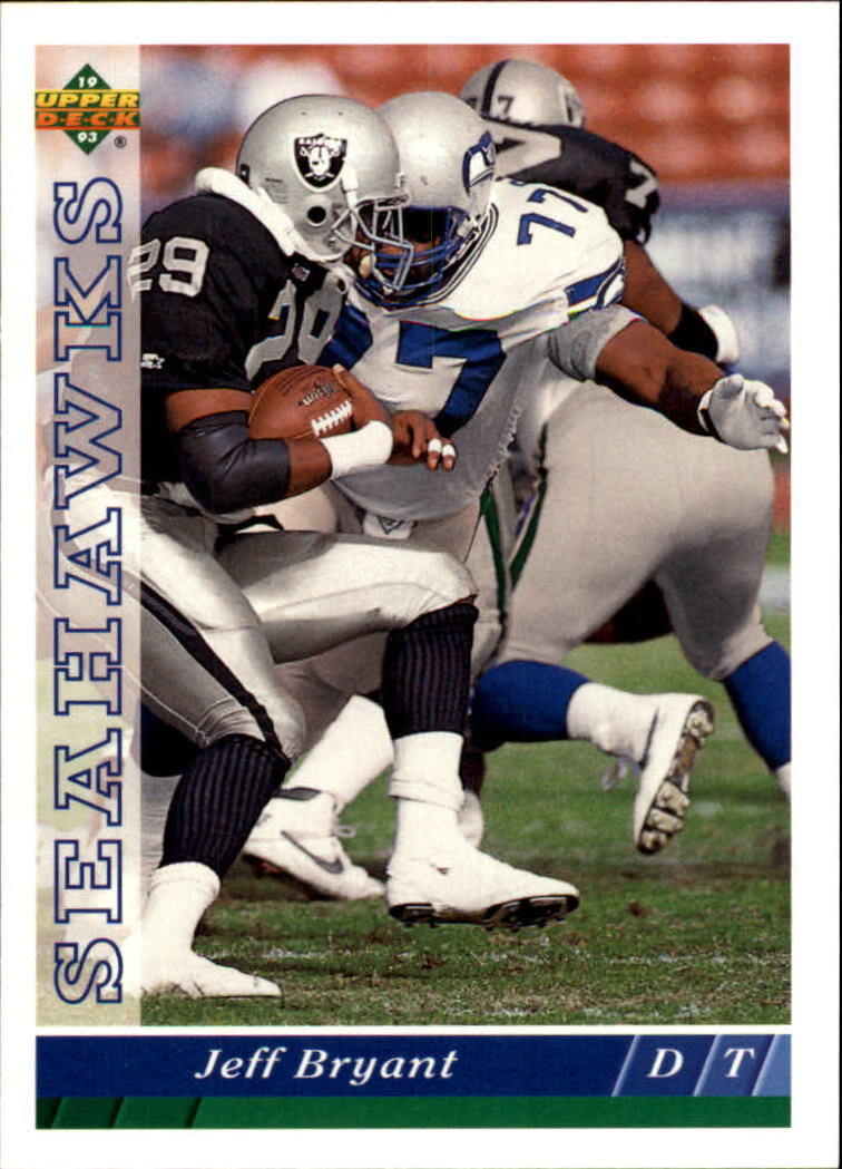 : 1993 Upper Deck # 280 Jeff Bryant Seattle Seahawks (Football  Card) NM/MT Seahawks Clemson : Collectibles & Fine Art