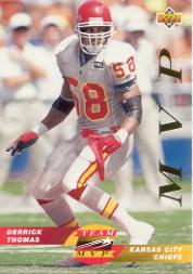 1993 Upper Deck Football "Team MVPs" Insert Cards - Picture 12 of 31