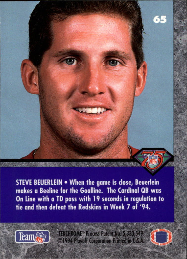1994 Playoff Contenders Football "Main Set" Cards #1 to #120 RCs and Vets - Picture 125 of 231