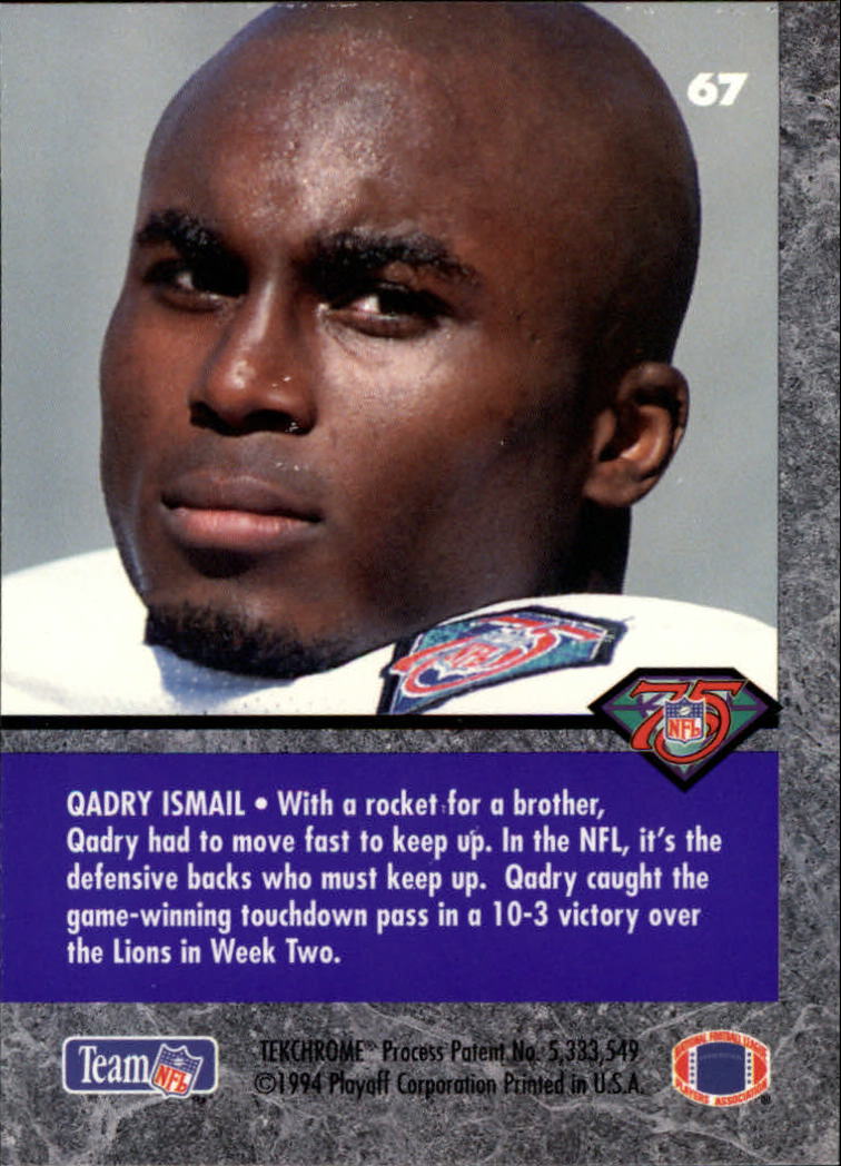 1994 Playoff Contenders Football "Main Set" Cards #1 to #120 RCs and Vets - Picture 129 of 231