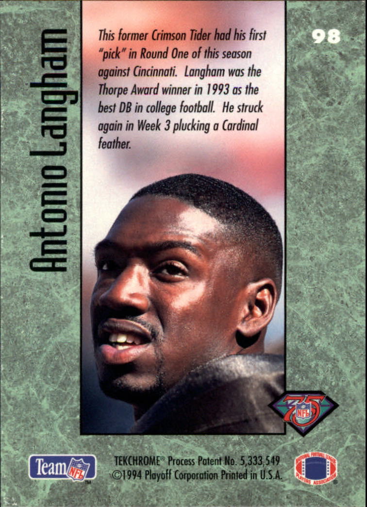 1994 Playoff Contenders Football "Main Set" Cards #1 to #120 RCs and Vets - Picture 189 of 231