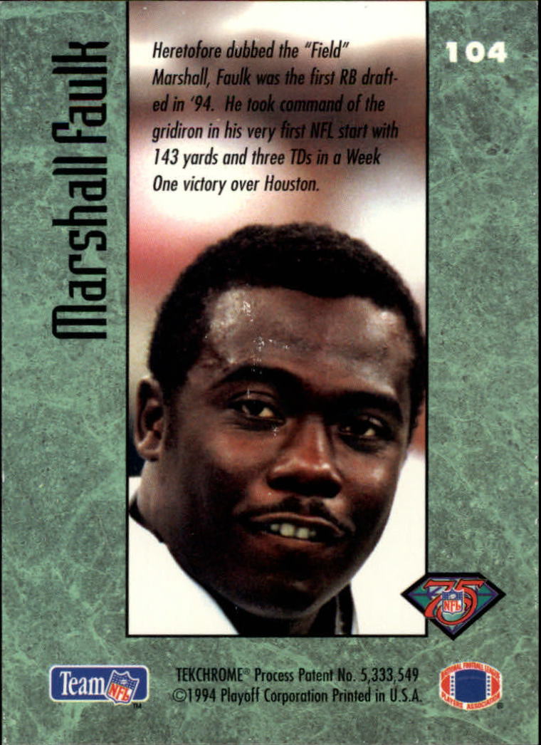 1994 Playoff Contenders Football "Main Set" Cards #1 to #120 RCs and Vets - Picture 199 of 231