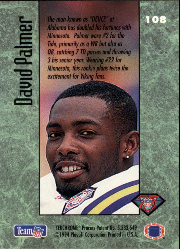 1994 Playoff Contenders Football "Main Set" Cards #1 to #120 RCs and Vets - Picture 207 of 231