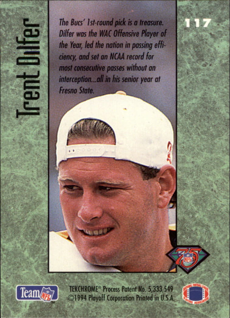 1994 Playoff Contenders Football "Main Set" Cards #1 to #120 RCs and Vets - Picture 225 of 231