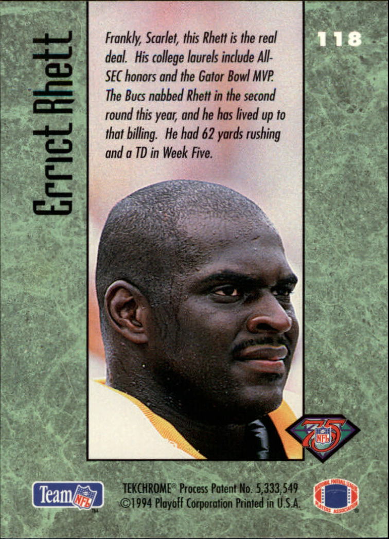 1994 Playoff Contenders Football "Main Set" Cards #1 to #120 RCs and Vets - Picture 227 of 231