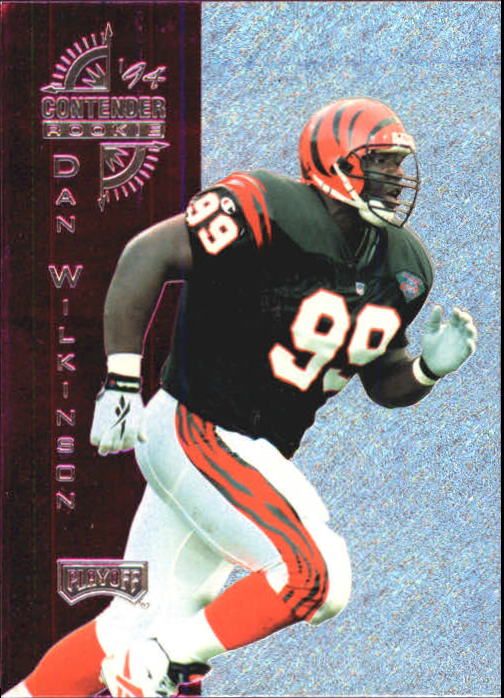 Tarjetas insertadas de fútbol americano Playoff Contenders 1994 "Rookie Contenders" - Imagen 9 de 9