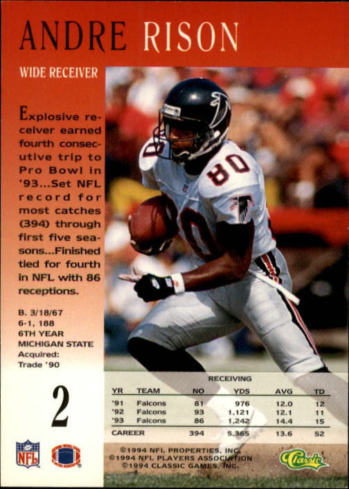 1993 Pro Line Live #8 Jessie Tuggle - NM-MT