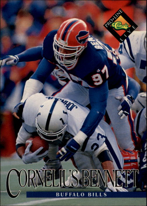 #166 Steve Tasker - Buffalo Bills - 1994 Pro Line Live Football