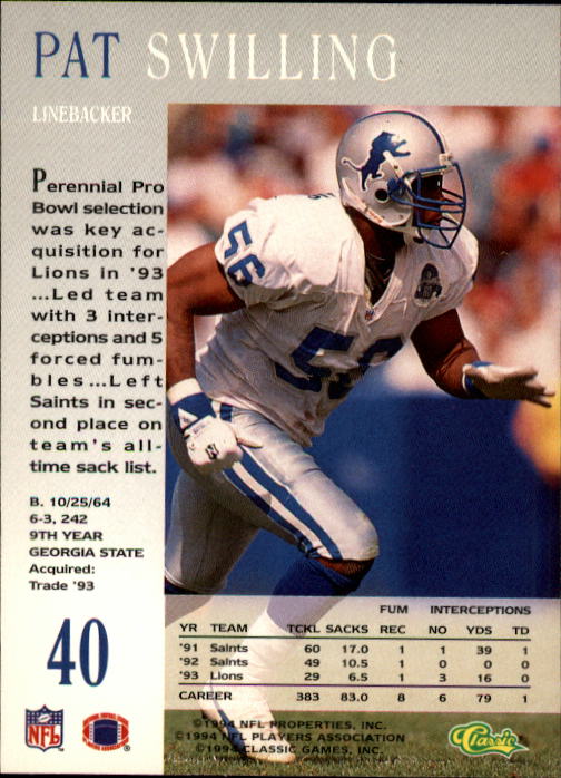 1993 Pro Line Live #8 Jessie Tuggle - NM-MT