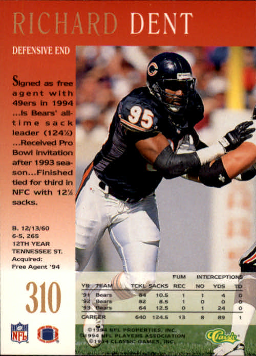 A6477- 1994 Pro Line Live Football Cards 251-405 -You Pick- 15+ FREE US SHIP