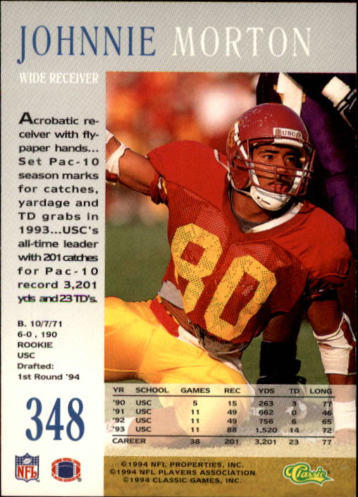 A6477- 1994 Pro Line Live Football Cards 251-405 -You Pick- 15+ FREE US SHIP