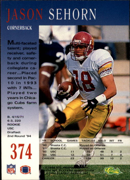 A6477- 1994 Pro Line Live Football Cards 251-405 -You Pick- 15+ FREE US SHIP