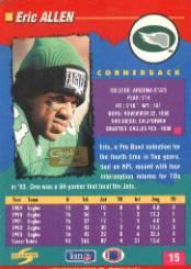 1994 Score Football "Gold Zone" Parallel Cards - Picture 13 of 189