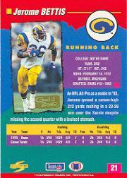 1994 Score Football "Gold Zone" Parallel Cards - Picture 17 of 189